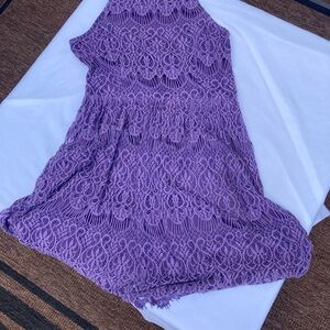 Altar'd State Lavender Lace Dress